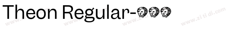 Theon Regular字体转换